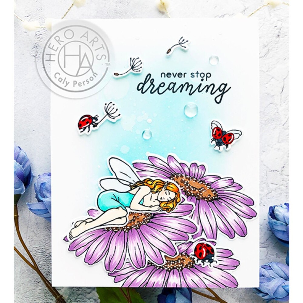HERO ARTS My Monthly Hero Kit December 2018 Stamp Dies Fairy Fantasy MMH